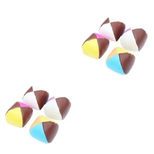 Produktbild: TOGEVAL 8-teiliges Jonglierspielzeug-Set Für Kinder 4-teilig Sitzsäcke Leder-jongliersack Für Den Innenbereich Tolle Kinder