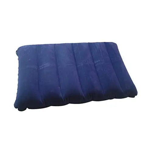 Produktbild: TOGEVAL Aufblasbares PVC Beflockungskissen Für Outdoor Reisecamping Komfortables Und Tragbares Reise Camping Kissen Leicht Und Kompakt Für Unterwegs