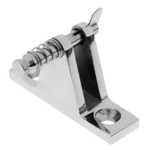 Produktbild: TOGEVAL Edelstahl Baldachin Deck Fitting Marine Boot Markise Zubehör Boot Armaturen Silber Einfach Installieren Montage Schrauben