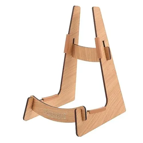Produktbild: TOGEVAL Gitarrenständer Gitarrenzubehör Mandoline-instrumentenständer Klavier-ukulele-ständer Boden Gitarrenregal Musical Mandolinenständer Banjo-ständer Celloständer Musik Akustisch Holz