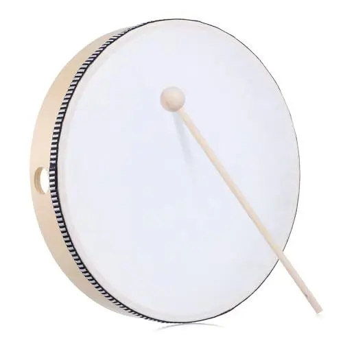 Produktbild: TOGEVAL Handtrommel-schlaginstrument Handschlaginstrument Mit Holzrahmen Und Trommelstock Zum Singen Und Tanzen, Partygeschenke