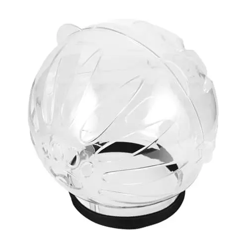 Produktbild: TOGEVAL Haustierraumhaube Katzen Hut katzenmützen katzenzubehör Katzenhut schützend Katze verstellbare Kapuze Hundehelm Kätzchenhelm Abs Transparent