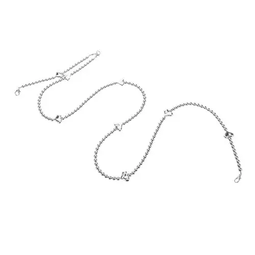 Produktbild: TOGEVAL Heart Chain Mikrofon Schultergurt Mit Handy-lanyard Für Sprachverstärker Praktisches Zubehör Für Events Touren Und Fitness-kurse