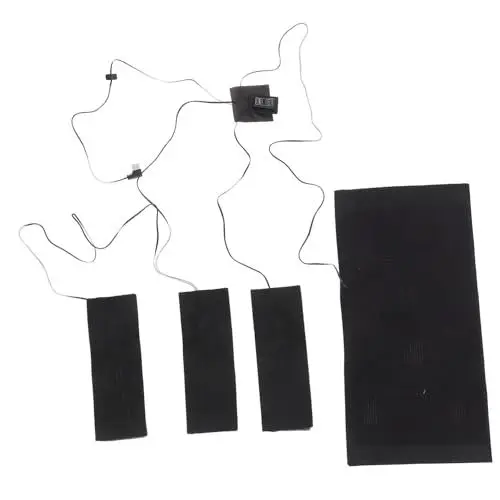 Produktbild: TOGEVAL Heizkissen für Kleidung Kohlefaser USB-beheizte Weste 3-stufige Wärmeeinstellung wasserfestes bequemes Material
