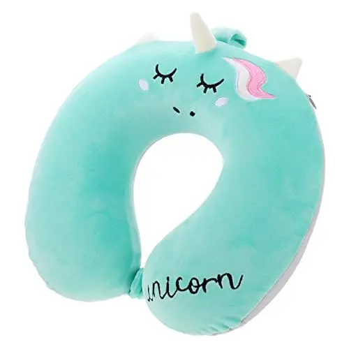 Produktbild: TOGEVAL Kissen Mit Tiermotiv U-förmiges Kissen Zur Nackenstütze Langsame Rückfederung Memory Foam-Kissen Auto-reisekissen Büro-nickerchenkissen