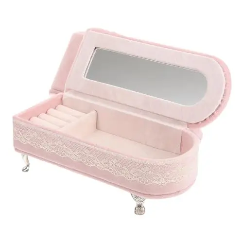 Produktbild: TOGEVAL Mini-möbel Puppenhaus Schmuck-organizer-fach Miniaturmöbelmodell Miniatur-sofa-modell Retro-dekor Puppensofamöbel Miniatur-puppenmöbel Mini-puppen Miniaturpuppen Stoff Sky-blue