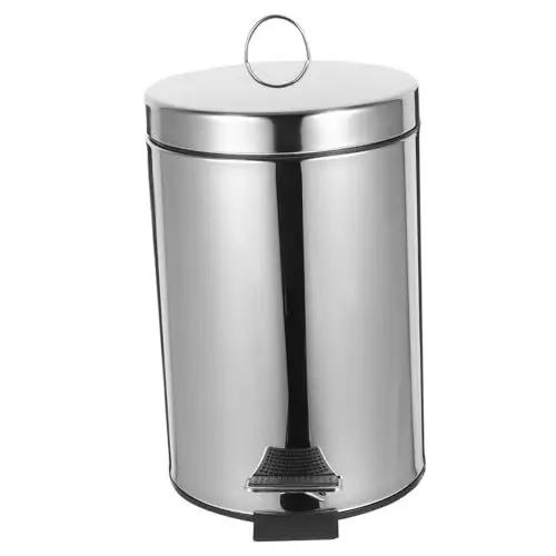 Produktbild: TOGEVAL Mülleimer Küchen-mülleimer Edelstahl-papierkorb Fußpedal-mülleimer Für Küche/bad