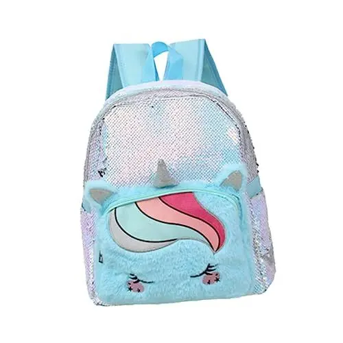 Produktbild: TOGEVAL Schultasche Für Jungen Und Mädchen Mit Pailletten-design Modischer Rucksack Für Mädchen Und Jungen Leichte Büchertasche Metallreißverschluss