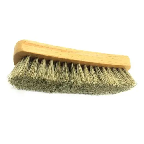 Produktbild: TOGEVAL Pferdehaar Schuhbürsten Für Lederpflege Holzstielbürsten Helle Borsten 2 Stück Premium Qualität Für Schonende Reinigung Und Glanz