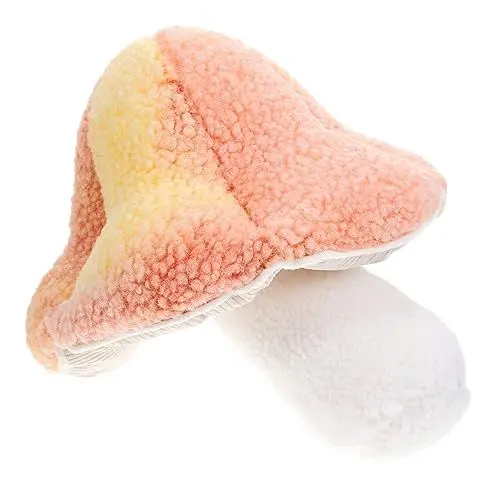 Produktbild: TOGEVAL Pilzkissenkissen Spielzeug für den einzug weinachtsgeschte geldgeschenke Weihnachten Comfy Sofas Mit Pilzen gefülltes Wurfkissen Mit Pilzen gefülltes Kissen Plüsch Khaki
