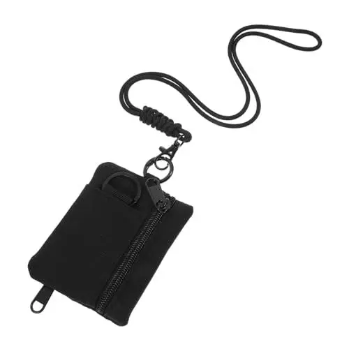 Produktbild: TOGEVAL Taktische Kleine Outdoor-tasche Verschleißfeste Hängetasche Hängende Hängetasche Kartenhalter Um Den Hals Kleine Hängetasche Kleines Reiseportemonnaie Taille Hängende Tasche Nylon