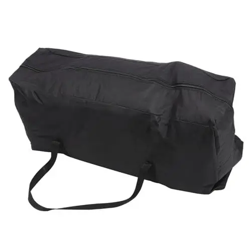 Produktbild: TOGEVAL Tasche Für Holzkohlegrill Picknick-kochwerkzeugtasche Bbq-werkzeughalter Grillgeräteträger Outdoor-grilltasche Tragbare Segeltuchtasche Tragbare Werkzeugtaschen Black Oxford-stoff
