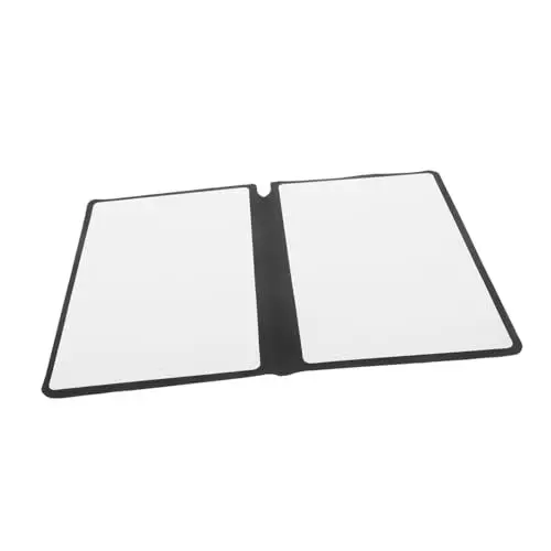 Produktbild: TOGEVAL Tragbares Whiteboard Kleines Whiteboard-buch Notizbuch, Trocken Abwischbare Tafel Notebook-whiteboards Für Studenten Kleine Tafel Kleines Beschreibbares Whiteboard Dark Green Pu