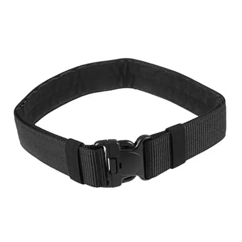 Produktbild: TOGEVAL Unisex Militärgürtel Taktischer Outdoor Gürtel Verstellbar & Robust Mit Schnellverschluss 100 x 55 Cm Utility Gurt Für Herren & Damen Schwarz