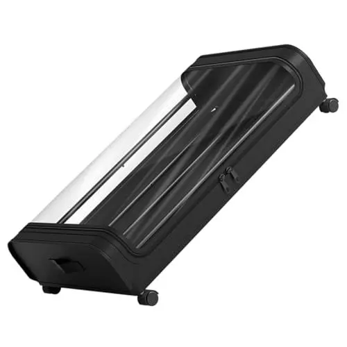 Produktbild: TOGEVAL Bett-aufbewahrungsbehälter mit Rädern Schwarzer Deckel Unterbett-aufbewahrungsbehältertaschen Stabile Netzstruktur Schlafzimmer-organizer