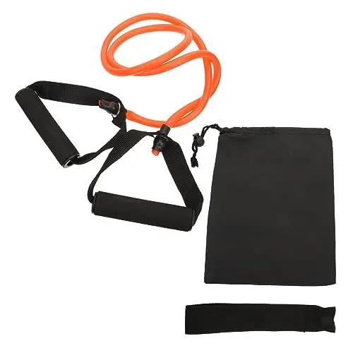 Produktbild: TOGEVAL Yoga Widerstandsband Satz mit Ergonomischem Griff Hochleistungs Fitnessseil für Krafttraining Rehabilitation und Bodybuilding Tragbares Fitnesszubehör für Zuhause und Unterwegs