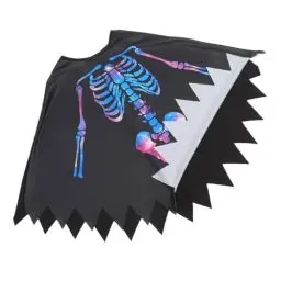 Produktbild: TOGEVAL mittelalterliche Umhanghaube Halloween-Vampir-Umhang Skelettumhang Umhang mit Kapuze halloween kinder halloween mitgebsel kinder Kapuzenmantel Halloween-Kostüm-Requisite Milchseide
