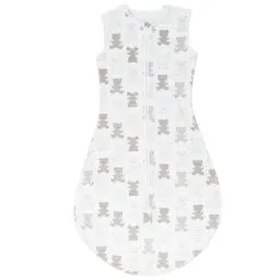 Produktbild: TOGOU2S Sommerschlafsack Baby 0.5 Tog Schlafsack Baby Sommer 100% Baumwolle Sommerschlafsack Baby Atmungsaktiv Schlafsack für Unisex Neugeborene Jungen Mädchen 0-6 Monaten