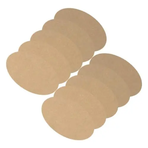 Produktbild: TOKIDNY 10 Stück Ton Trägerplatten, Bildhauerbedarf, Bastelplatten, Holz Bastelplatten Für Töpferwaren, Lufttrocknende Tonmatte, Fleischplatten, Gipsplatten, Ton, Töpferbedarf, Ton