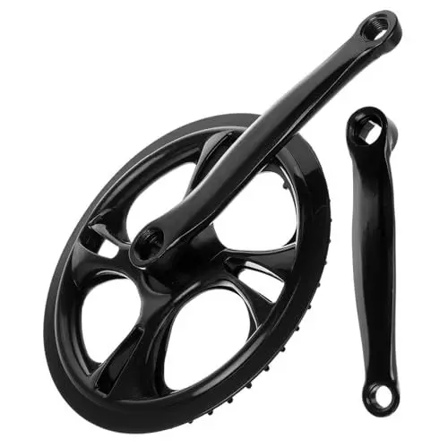 Produktbild: TOKIDNY 1 Satz Fahrrad Kettenrad Single Speed Fahrrad Kinderfahrrad Kurbelarm Fahrradkurbeln Mountainbike Teile Fahrrad Kettengarnitur Mountainbike Räder Mountainbike