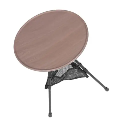 Produktbild: TOKIDNY Campingtisch Tragbarer Faltbarer Runder Grilltisch Aufbewahrungsfach Tragetasche Aluminium Outdoor-zubehör