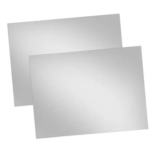 Produktbild: TOKIDNY 2St Spiegelfliesen Acrylic Mirror wandverkleidung Selbstklebendes Spiegelkachel Acrylspiegel wohnwand deko Spiegelplättchen aufkleben Selbstklebender Spiegel Spiegelquadrate Silver