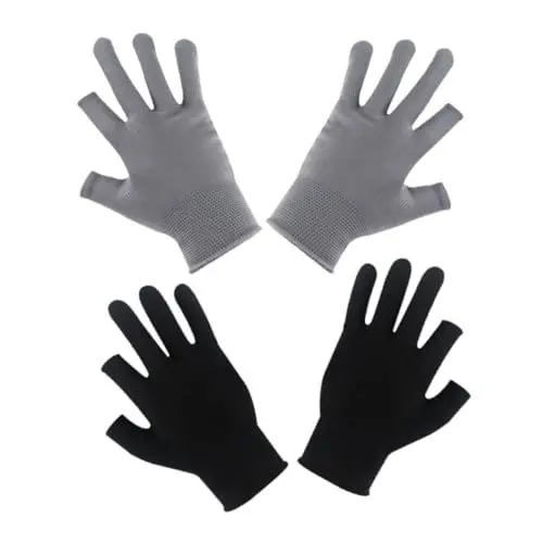 Produktbild: TOKIDNY Elastische Reithandschuhe Für Männer Und Frauen 2 Sets Bequeme Fahrradhandschuhe Atmungsaktiv –