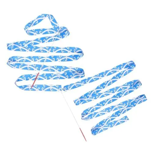 Produktbild: TOKIDNY 2st Gymnastikband Bandluftschlangen Für Kinder Bändertänzer Gymnastik-partydekorationen Tanzzubehör Tanzbänder, Gymnastikbänder Bänder Für Rhythmische Gymnastik Seidentuch Sky-Blue