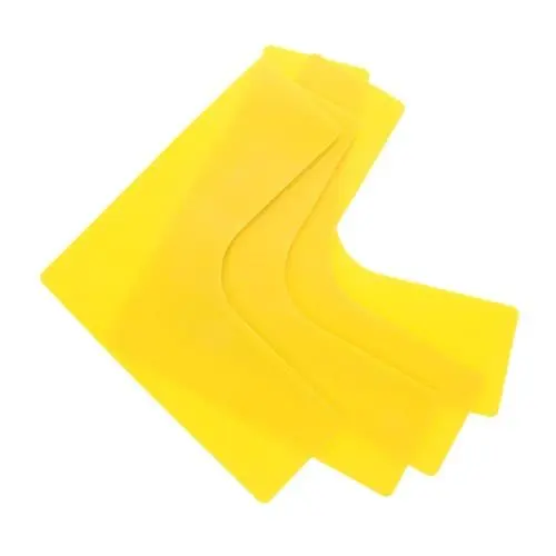 Produktbild: TOKIDNY Bodenmarkierungen Für Fußballtraining Rechtwinkliges Design 4-teiliges Set Robustes Pp-Material Sportplatz-teppichmarkierungen Für Das Tennistraining