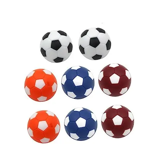Produktbild: TOKIDNY 8 Stück Tischkicker Bälle Ersatzbälle Offizielles Mini Tischfußball Spielball Zubehör 36mm Für Erwachsene Und Kinder Ideal Für Tischfußballspiele