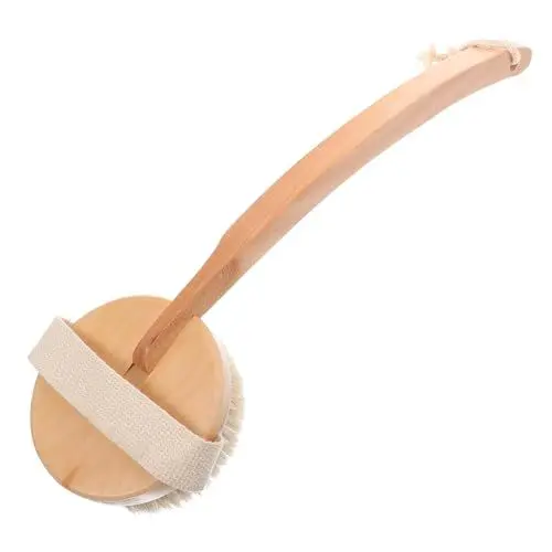 Produktbild: TOKIDNY Bristle Bath Brush Mit Langem Griff Ergonomische Rückenbürste Für Sanftes Peeling Und Körperreinigung Holz Und Borsten Für Dusche Und Bad Vielseitig Einsetzbar