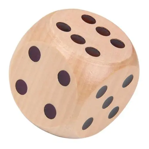 Produktbild: TOKIDNY Holzwürfel Brettspiel Würfel sechsseitige Würfel 6-seitige Würfelblöcke Spielwürfel aus Holz Spielwürfel für Partys spielzeug praktisches Würfel-Requisit Würfel-Stütze Light Brown