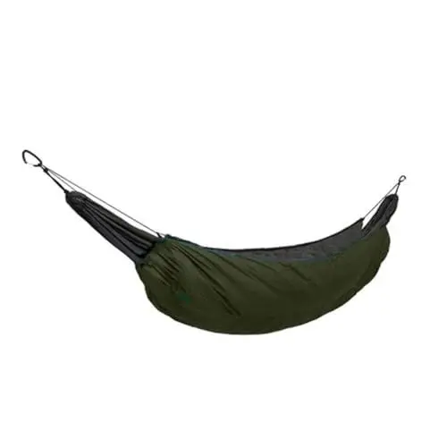 Produktbild: TOKIDNY Outdoor Winter Camping Hängematte Mit Isolierender Abdeckung Winddicht Und Warm Aus Verdickter Baumwolle Armeegrün Perfektes Zubehör Für Freizeit Und Jagd Im Freien