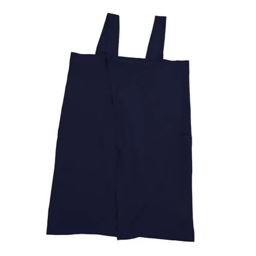 Produktbild: TOKIDNY Küchenschürzen-set Aus Baumwollleinen Für Damen Kreuzrücken-design Zum Kochen Backen Gartenarbeit Übergröße