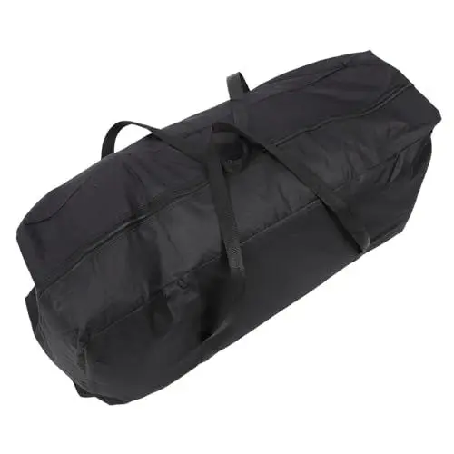 Produktbild: TOKIDNY Tasche Für Holzkohlegrill Grillgeräteträger Picknick-aufbewahrungstaschen Tasche Für Grillutensilien Outdoor-grilltasche Reisewerkzeugtasche Bbq-werkzeughalter Black Oxford-stoff