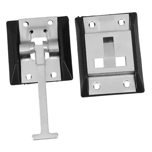 Produktbild: TOKIDNY Türfeststeller im T-Stil aus Metall für Kohlenstoffstahl mit Zinkbeschichtung 13 x 6 5 x 1 cm Türhalter im T-Stil für Eingangstüren