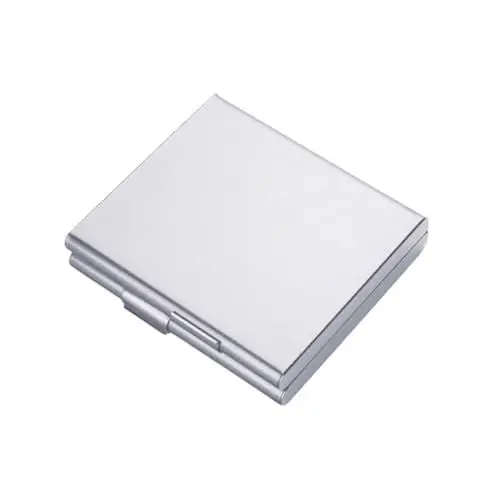 Produktbild: TOKIDNY für Zigarettenschachtel zigarette etuie er Zigarettenbox Ultra dünn Aufbewahrungsbehälter Fall Zigarettenetui Zigarettenschutzhülle Silver
