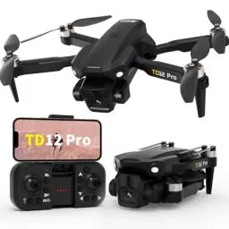 Produktbild: Toladrone Drohne mit 4K-Kamera, Drohnen für Erwachsene, Windwiderstand der Stufe 3, Bürstenloser Motor, 90° Elektrisch Verstellbar, Faltbarer RC-Quadcopter für Anfänger, TD12Pro
