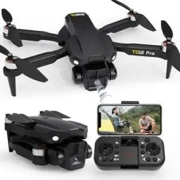 Produktbild: Toladrone Drohne mit Kamera 1080P, Drohne mit Bürstenlosem Motor RC Quadcopter für Anfänger mit Dual-Kamera Faltbare Drohnen FPV Drohne für Kinder TD12Pro Mini Drohne