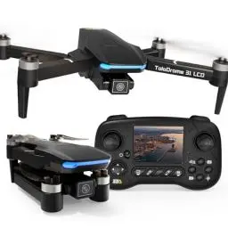 Produktbild: Toladrone TD31LCD Drohne mit LCD-Bildschirm, Digitale Bildübertragung, Drohne mit Kamera, Bürstenloser Motor, Drohnen für Anfänger, Faltbarer RC-Quadcopter für Erwachsene