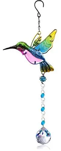 Produktbild: TOLOVIC Sonnenfänger Kristall Prismenkugel Regenbogen Sonnenfänger Kristalle Hängedeko Fenster Anhänger Kristalle zum Aufhängen für Zuhause Garten