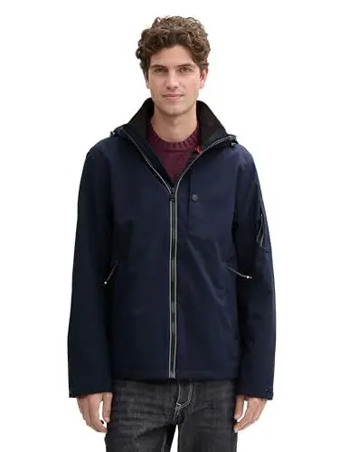 Produktbild: TOM TAILOR Bikerjacke aus Kunstleder, Black, XL