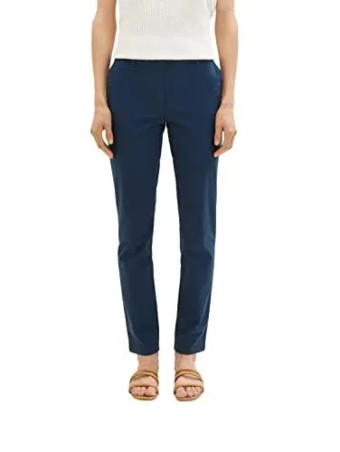 Produktbild: TOM TAILOR Damen 1037288 Slim Chino Hose, 11758 - Midnight Sail, 42W / 30L EU