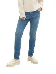 Produktbild: TOM TAILOR Damen 1038347 Tapered Relaxed Jeans, 10119-Used Mid Stone Blue Denim, 31/30