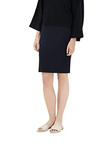 Produktbild: TOM TAILOR Damen 1038712 Basic Bleistift Rock, 10668-sky Captain Blue, 38