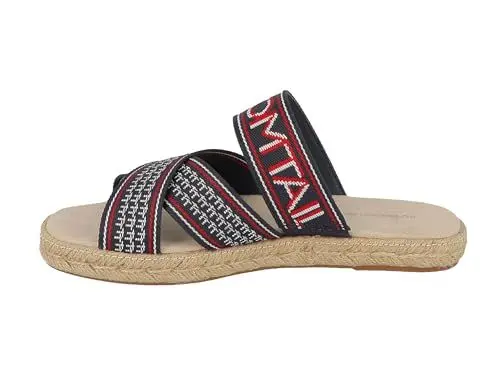 Produktbild: TOM TAILOR Damen 5397804 Flacher Slipper, Navy White Red, 38 EU