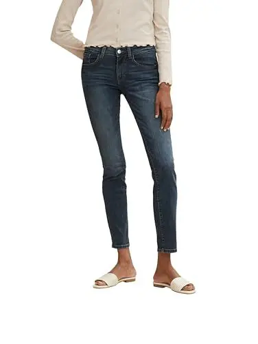 Produktbild: TOM TAILOR Damen Alexa Skinny Jeans, 10282 - Dark Stone Wash Denim,26/32
