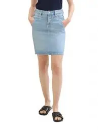 Produktbild: TOM TAILOR Damen Kurzer Jeansrock , light stone bright blue denim, 34