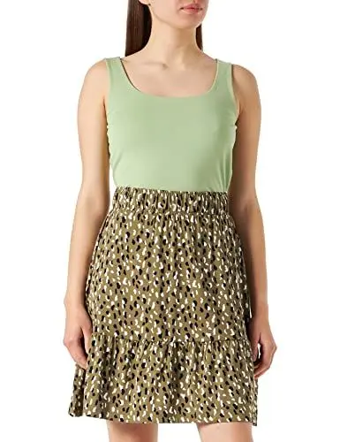 Produktbild: TOM TAILOR Damen Midi Rock mit Volant 1031668, 29962 - Abstract Dot Design, 38