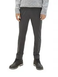 Produktbild: TOM TAILOR Denim Herren 1037539 Relaxed Tapered Fit Hose in Ankle-Länge, 10775-Mid Grey Melange, 34/32